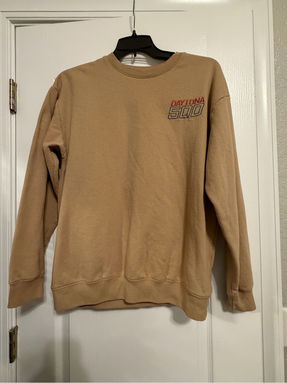 Nascar Tan Daytona 500 Crewneck Sweatshirt
